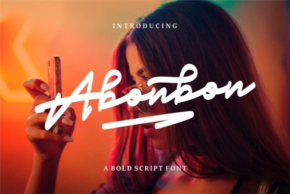 Abonbon Font: Bold Script for Branding