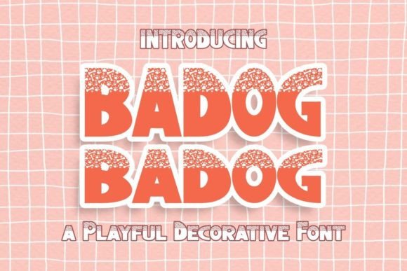 Badog Font: A Bold Typeface for Playful Web Design
