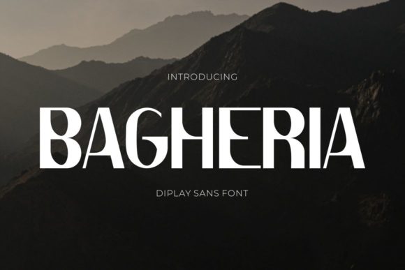 Bagheria Font: Bold Type for Clear Campaigns