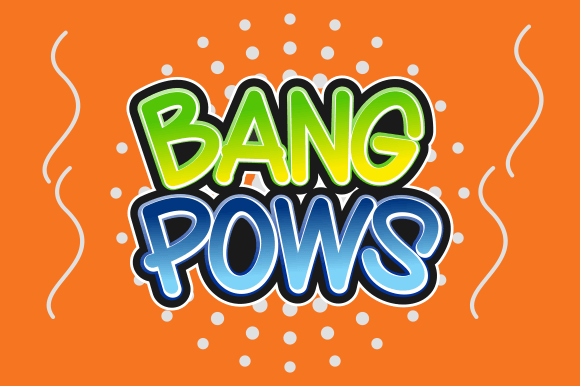 Bangpows: A Bold Sans Serif Font for Digital Design
