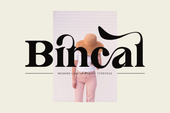 Bincal: A Bold Serif Font for Editorial Design