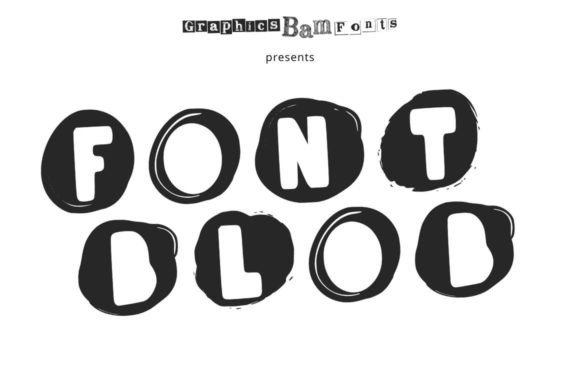 Blob Font: A Playful Typeface for Bold Branding
