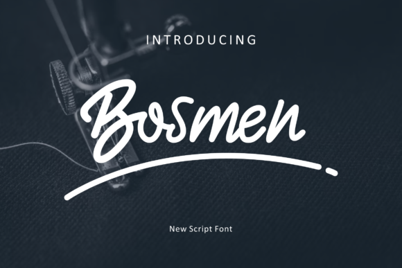 Bosmen: A Script Font for Bold Branding