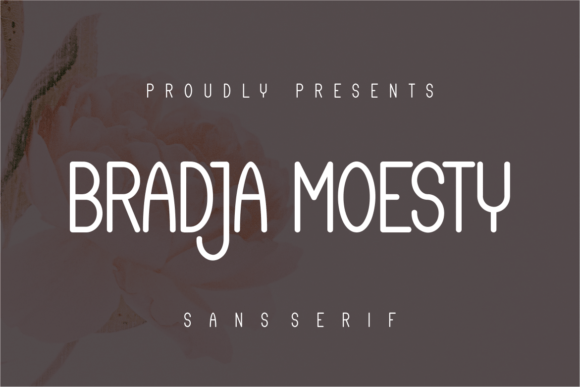 Bradja Moesty: A Bold Sans Serif Typeface for Editorial Design