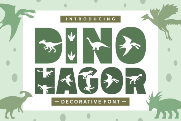 Dino Hagor: A Playful Typeface for Bold Branding