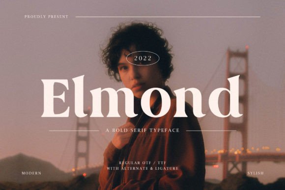 Elmond: A Bold Serif Font for Branding