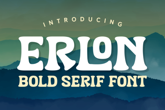 Erlon: A Bold Serif Font for Digital Branding