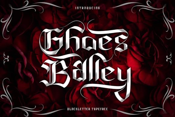 Ghoes Balley: A Bold Blackletter Font for Crafters