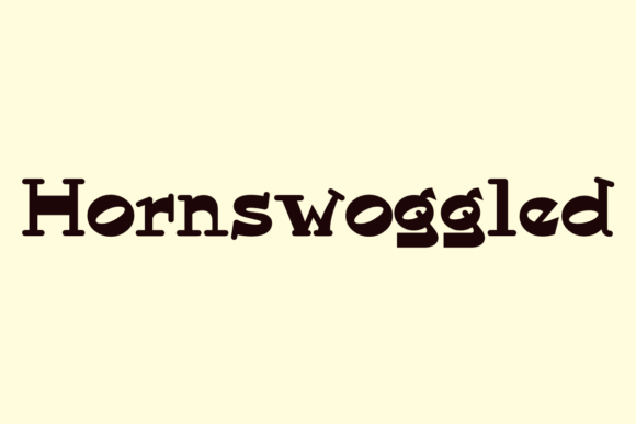 Hornswoggled Font: A Bold Serif for Web Headers