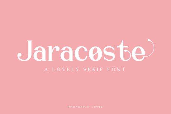 Jaracoste Font: A Bold Serif for Web Headers