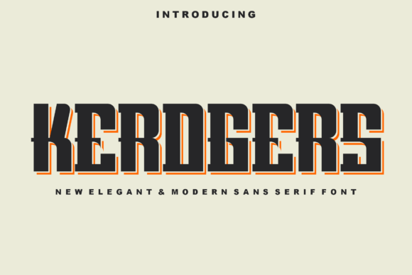 Kerogers: A Bold Slab Serif Font for Web Design