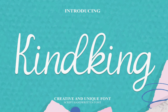 Kindking Font: A Balanced Script for Crafters