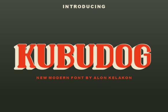 Kubudog: A Bold Serif Font for Strong Branding