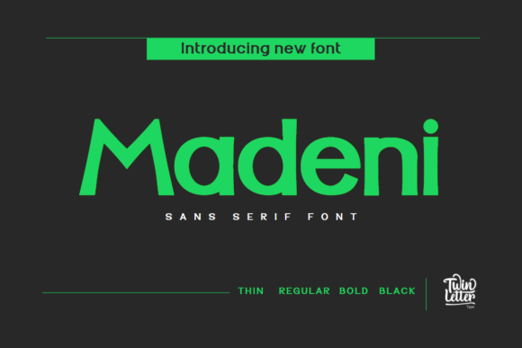 Madeni: The Bold Sans Serif Font for Clear Campaigns
