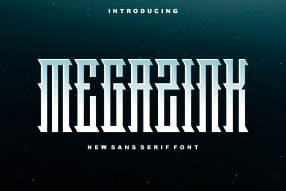 Megazink: A Bold Blackletter Font for Modern Brands