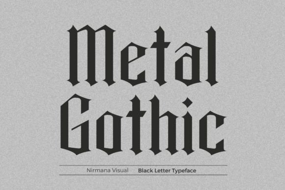 Metal Gothic Font: Elevate Your Brand Identity