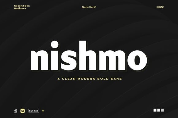 Nishmo: A Bold Sans Serif Font for Modern Web Design