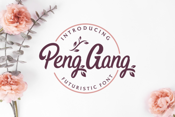 Peng Gang: A Bold Script Font for Makers