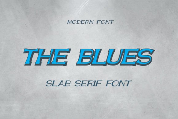 The Blues Font for Crafters