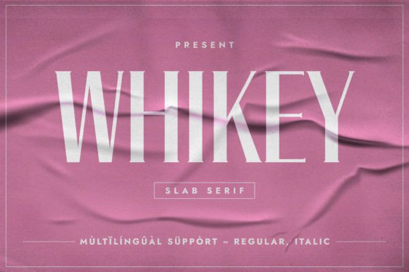 Whikey: A Bold Slab Serif Typeface for Campaigns